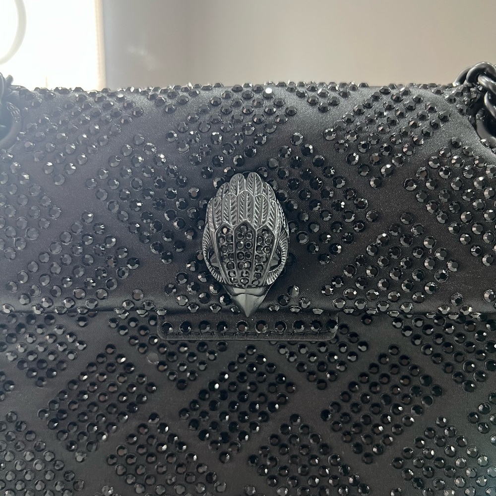 Kurt Geiger Black Rhinestone Bag - Picture 8 of 11